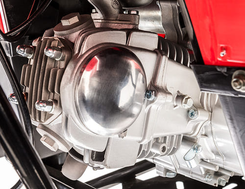 Easy Electric Start Start your ATV at the touch of a button. The Commander 125 features convenient electric start and has a unique Wireless Engine Shut Off key fob for parents peace of mind.