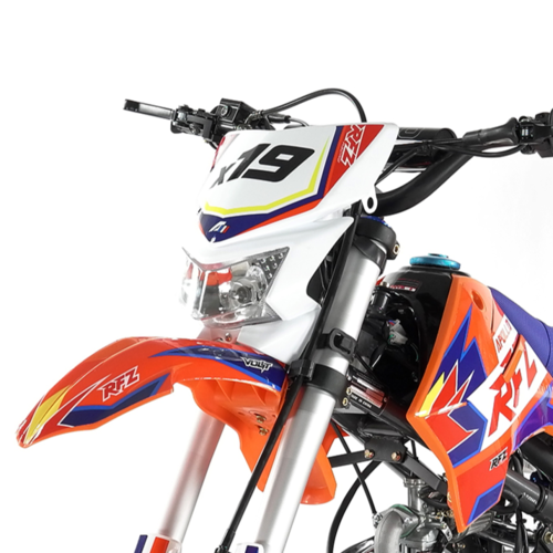 Front Headlight Illuminate your trail with the X-19’s bright front headlight!