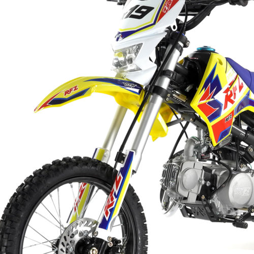 Inverted Forks Enjoy superior steering responsiveness and reduced steering inertia with the DB-X18's inverted front forks