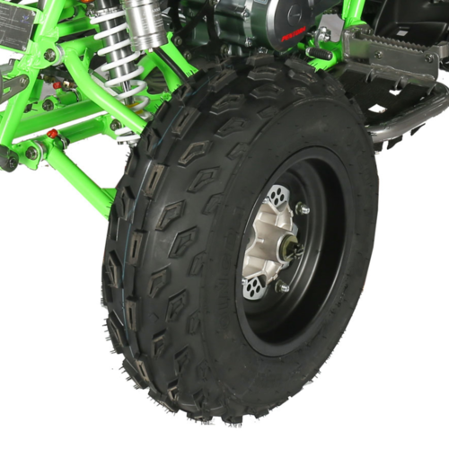 All-Terrain Wheels/TiresHigh-performance front 20x7-10 and 19x10-9 rear tires with a specially designed tread pattern deliver superb, class-leading traction for razor-sharp handling in a variety of terrain and conditions.