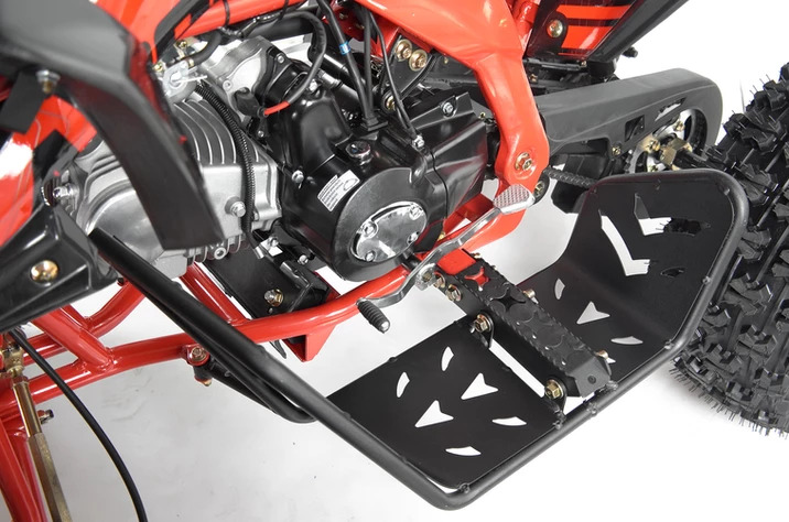 Easy Electric Start Start your ATV at the touch of a button. The Blazer 9 features convenient electric start and has a unique Wireless Engine Shut Off key fob for parents peace of mind.