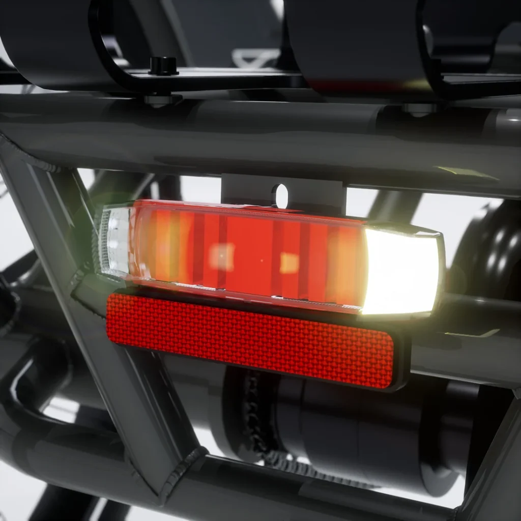 Big on SafetyFeaturing powerful hydraulic brakes, a 90-lumen headlamp with amber side lights, turn signals, brake lights, and reflective tires, the XP Trike2 750 is built to keep you visible and in control at all times.